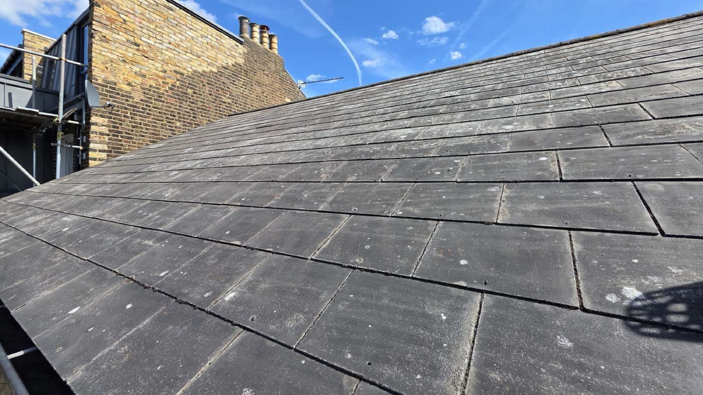 The same property after roof cleaning & soft washing